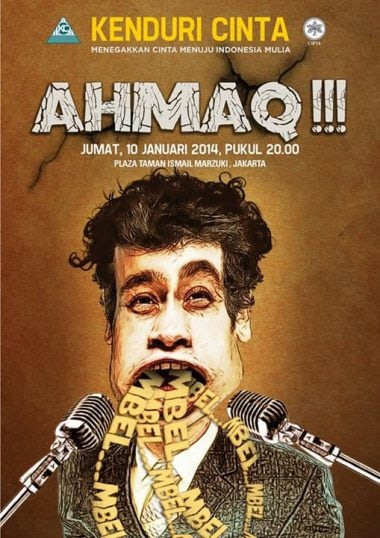 Kenduri Cinta Januari 2014: Ahmaq!