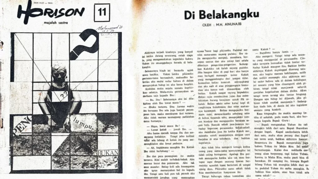 Di Belakangku karya Emha Ainun Nadjib, Majalah Sastra Horison No. 11 Th. 1979